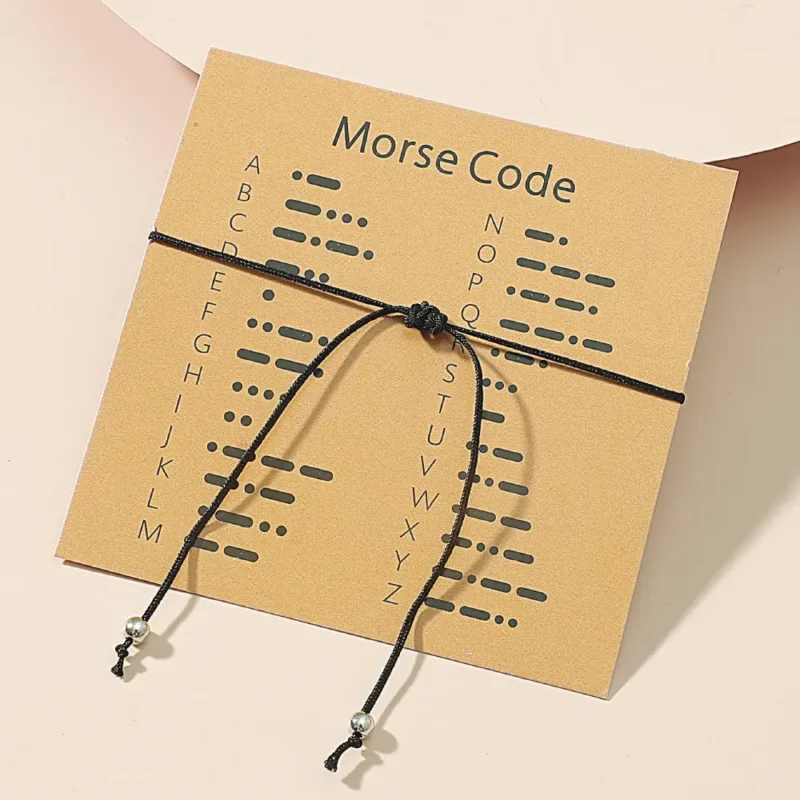 Dots N Dashes Morse Code Bracelets Alphabet