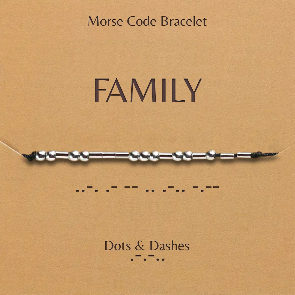 Morse Code Bracelet Embrace
