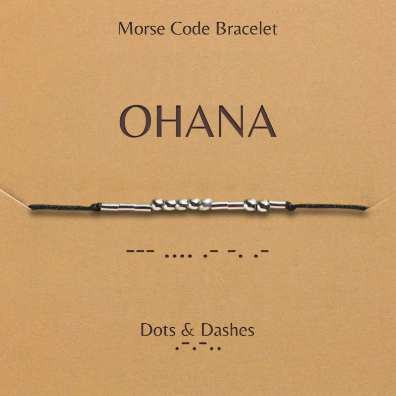 Dots And Dashes Morse Code Bracelet Ohana